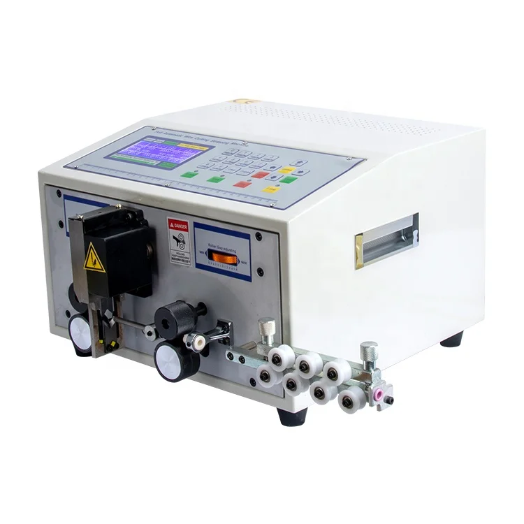 EW-01A SWT-508C Fully Automatic USB Data Cable Manufacturing Equipment Computer Cable Wire Cutting Stripping Machine