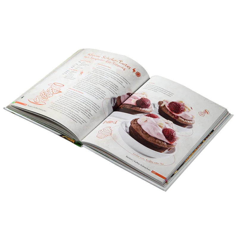 

custom High quality hardcover cookbook new recipe book magazine printing China