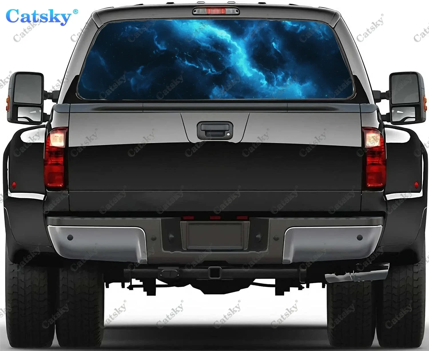 

Planet Rear Window Automotive Decals and Graphics Rear Window Decals for Trucks, Car Window Decal Sticker Vinyl
