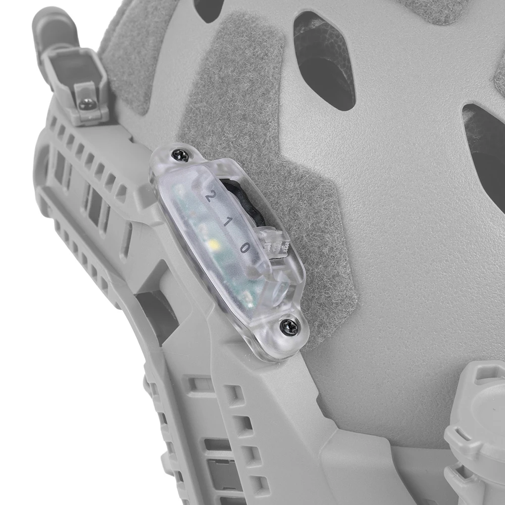 Luz táctica para casco, luz de señal de riel de arco, linterna LED IR/blanca para entrenamiento Militar Airsoft, casco Modular rápido, 2 uds. - imagen 2