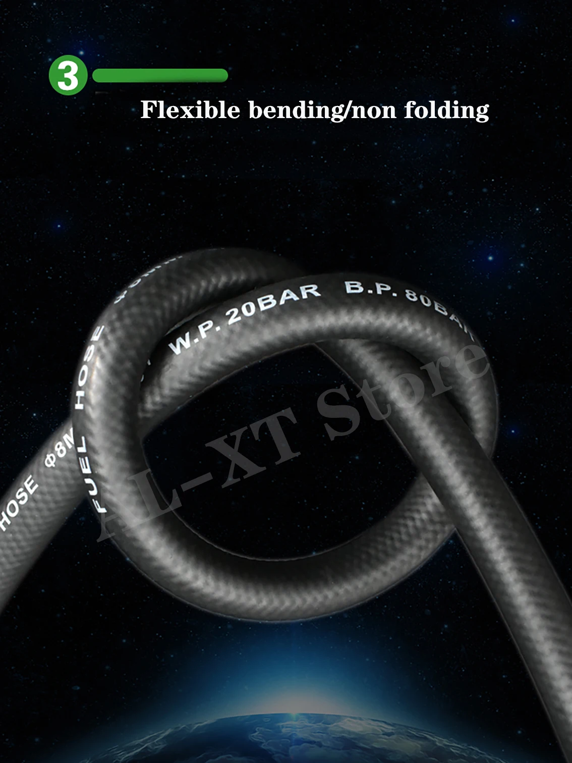 NBR Rubber Car Fuel Hoses Fuel Pipe Fuel Line Hose Gasoline Hose For  Fuel Transfer Diameter 4/5/6/8/10/12mm 14mm 16mm 19mm 25mm