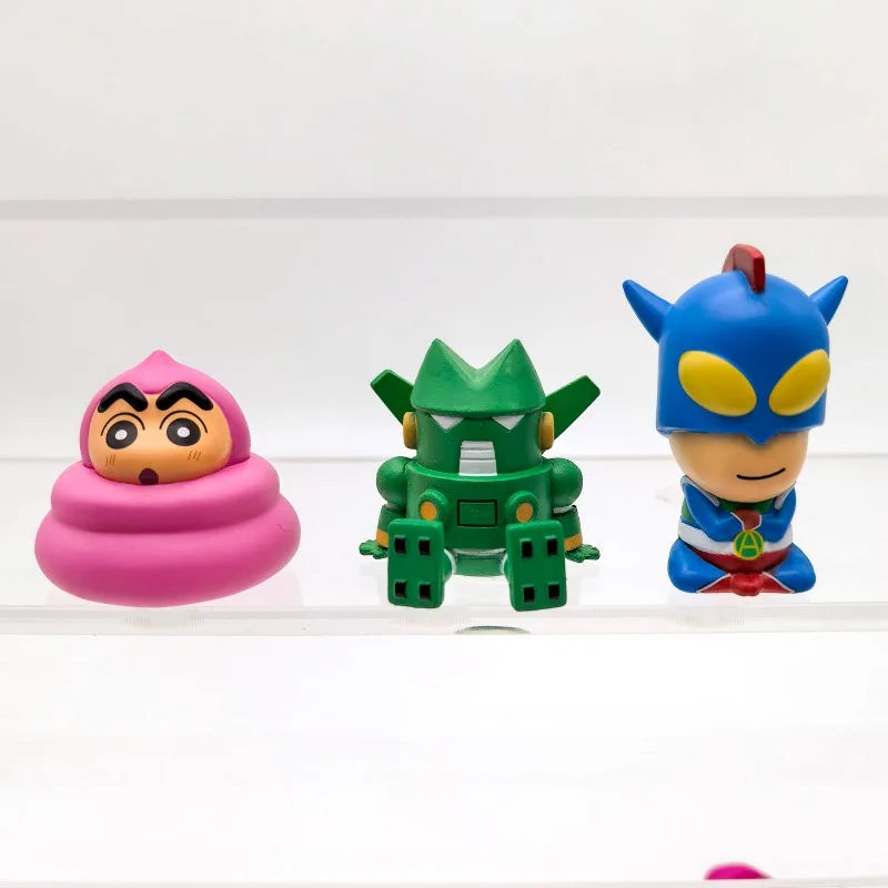 Figurka Crayon Shin Chan Nohara Shinnosuke Tsuru Bochan Sato Masao Sakurada Nene Blind Box Zabawka dla Dzieci