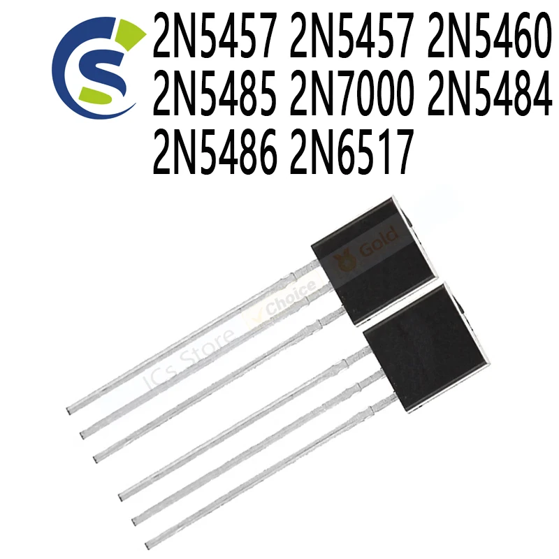 20 SZTUK Nowe i Oryginalne Tranzystory 5457 TO-92 Ogólnego Przeznaczenia 2N5457 2N5457 2N5460 2N5485 2N7000 2N5484 2N5486 2N6517 — zdjęcie produktu 2