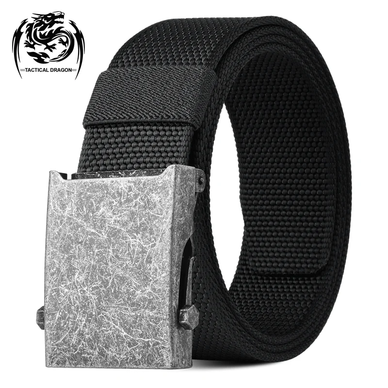 حزام نايلون بإبزيم أوتوماتيكي سميك - حزام سراويل كاجوال للأعمال العالمية للرجال الأكثر مبيعًا