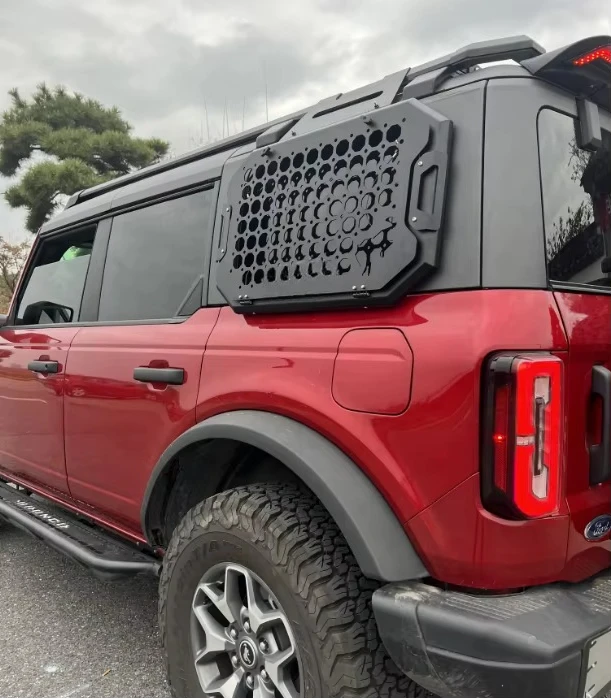 2022+ for Ford Bronco Body Parts Multifunctional  Aluminum Side Window Expansion Panel 1pcs Accessory
