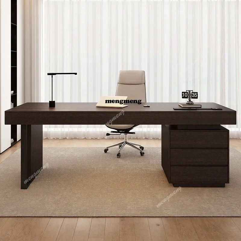 

Hot sales Modern luxury solid wood multi-layer board office desk computer desk table study desks pliante Room desks Office Furni