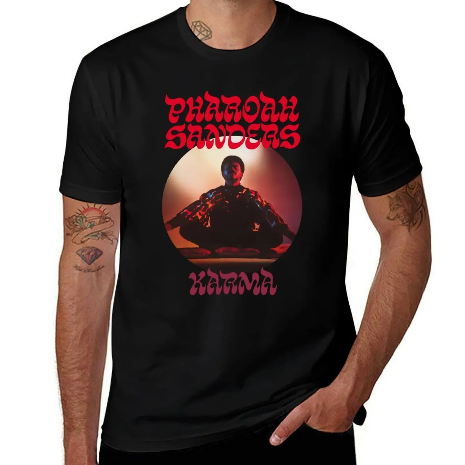 

PHAROAH SANDERS - KARMA T-Shirt mens graphic t shirts man t shirt luxury anime t shirts for man T-Shirt