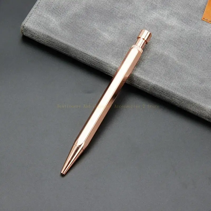 

2Pcs Hexagonal Ballpoint Pen Metal Ballpoint Pen Office Writing Pen Smooth to Write Guest Sign In Pen for Office