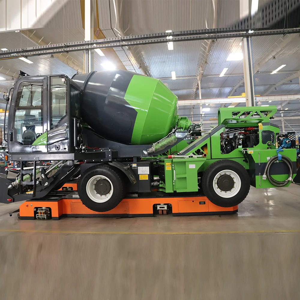 Hot Sale Concrete Machinery Self-Loading Concrete Mixer Trucks and Pan Mixer Machines