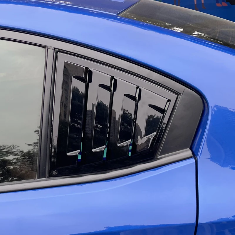 For Subaru WRX STi 2014-2021 Colorful Side Rear Window Scoop Louver Shutter Sticker Cover Trim Car Styling