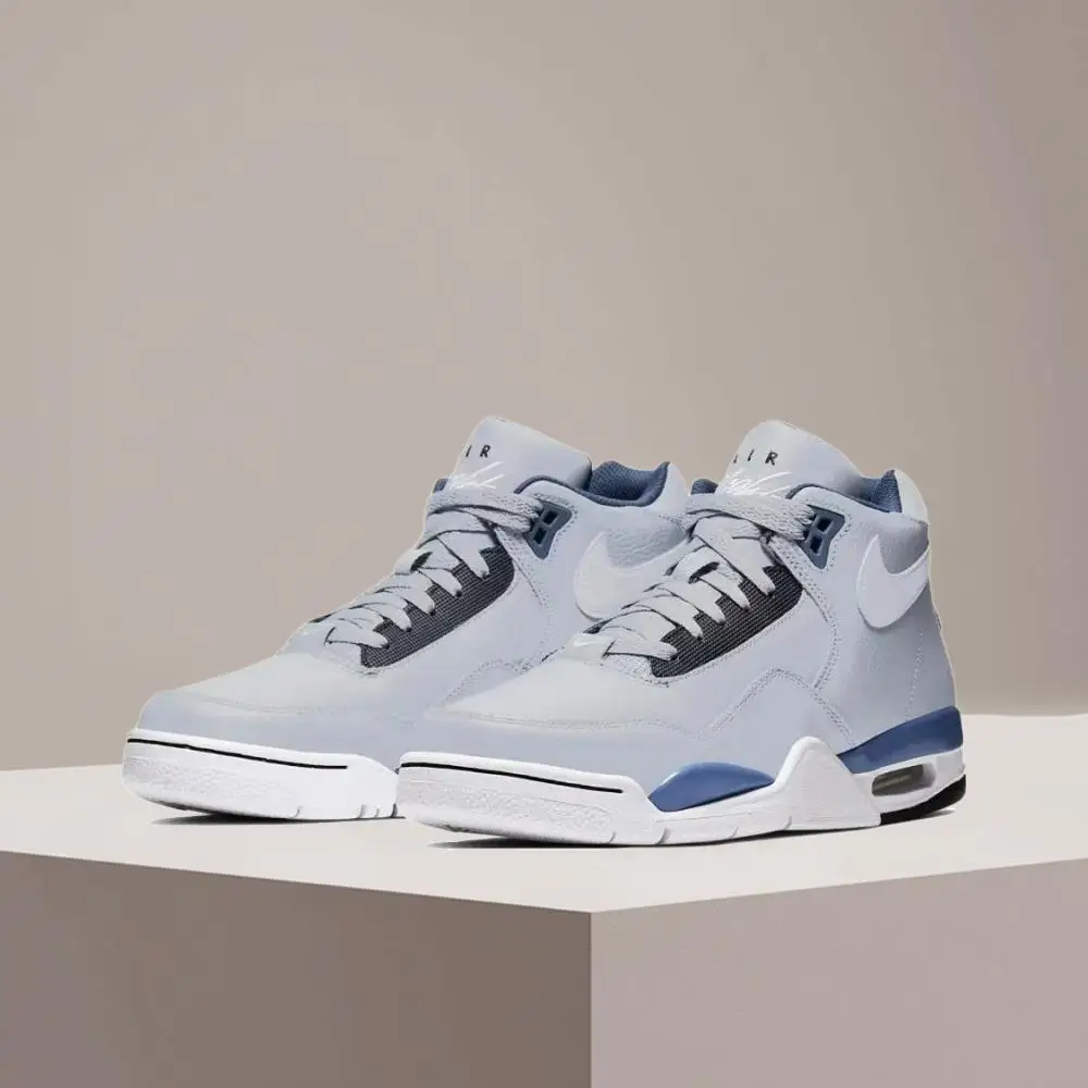 

Nike Flight Legacy Mid-Top Retro Basketball Shoes with Slip-Resistant, Durable, and Cushioned Construction Unisex BQ4212-001