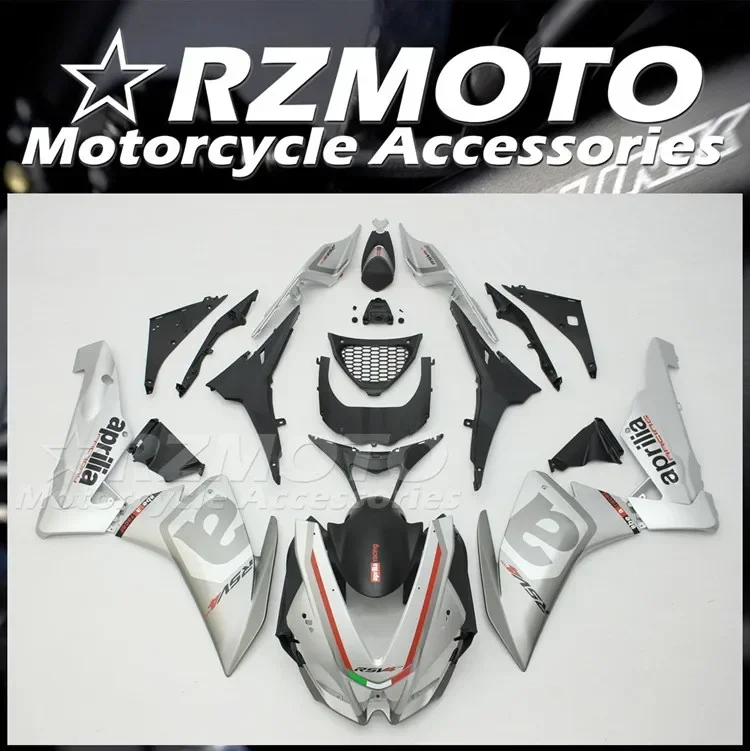 

New ABS Fairings Kits For Aprilia RSV4 1000 2009 2010 2011 2012 2013 2014 09 10 11 12 13 14 Bodywork Set Custom Silver Matte