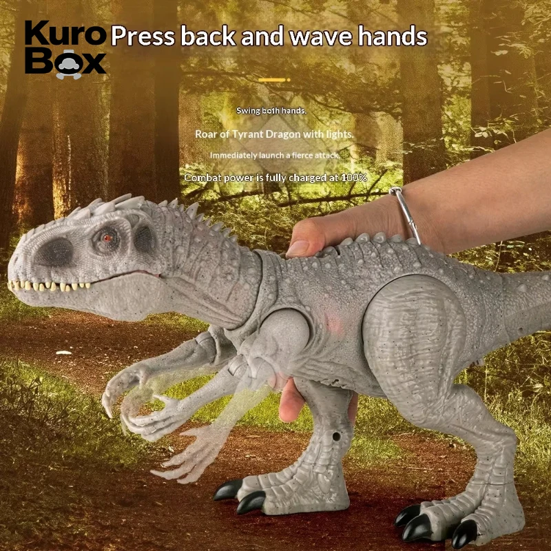 Hot Jurassic Indominus Rex Dinosaur Toy Movable Large Simulation Sound Effect Realistic Animal Model For Boys Birthday Gift