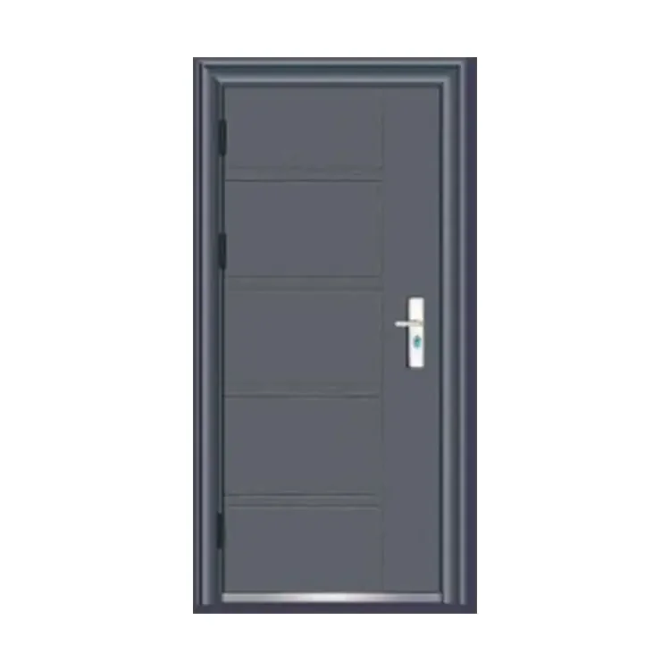 Single Steel Security Entrance Main Door Design Modern Security Stainless Steel Door Design