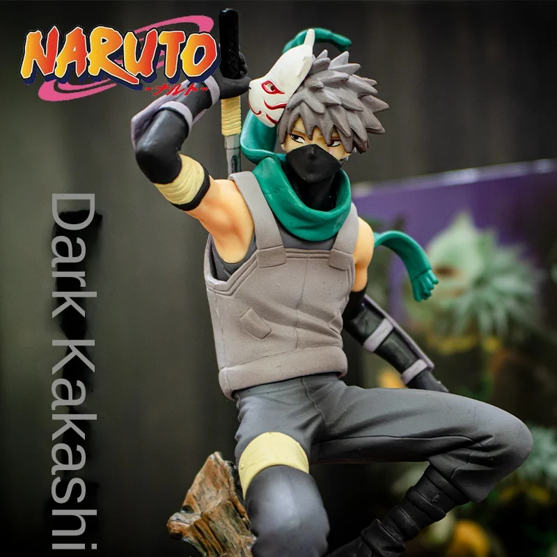 23cm Naruto Kazuto Anime Figure Kakashi Action Figures PVC Figurines Collection Model Phi Gaya Y Chevy Kawaii Children's Toys