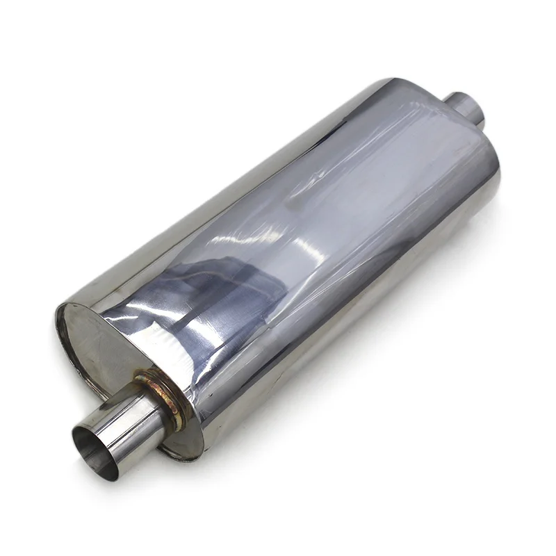 Stainless Steel Universal Exhaust Muffler For Various Models Pipes Car Exhaust System Exhaust Pipes Acoustical Damper