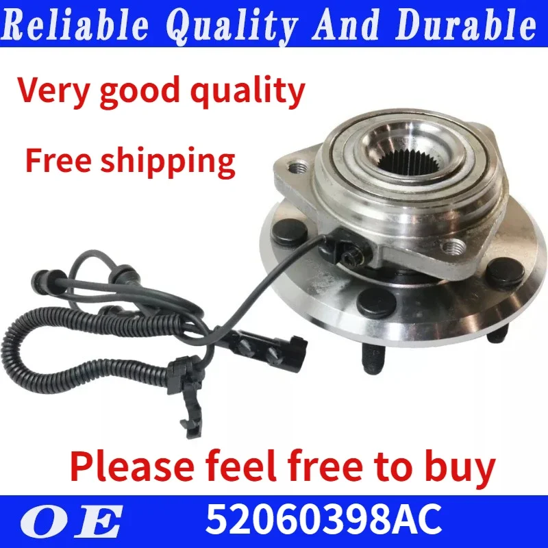 1 PCS Original genuine Front Wheel Hub Bearing For Jeep Wrangler JK 07-17 52060398AC Factory Low Price Car Accessories