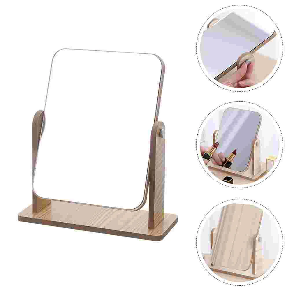 Rotating Vanity Mirror Rotatable Makeup Desktop Double-sided Dresser Home Decor