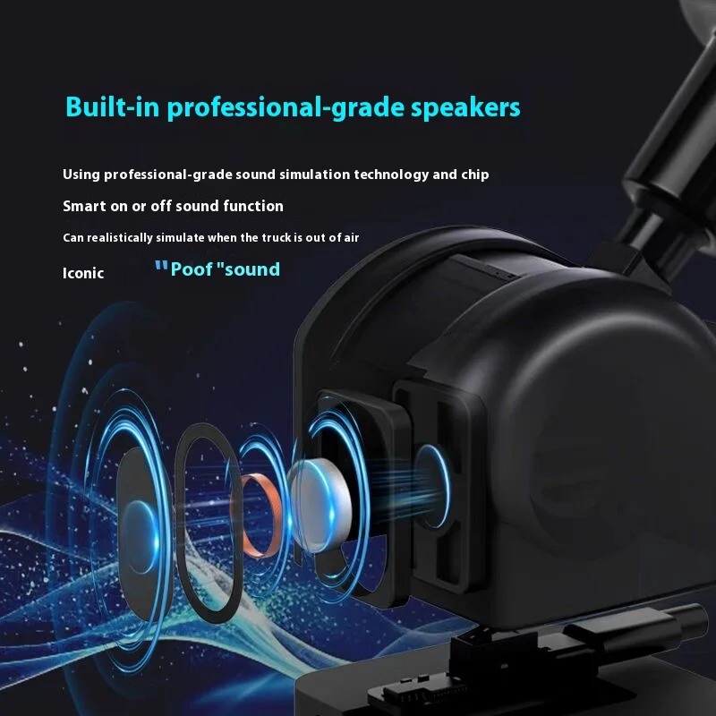 

Simulated Racing Car Air Brake Truck Game Air Brake Sound Effect PC-USB For ETS2 European/American Truck Fo Logitech G27 G29