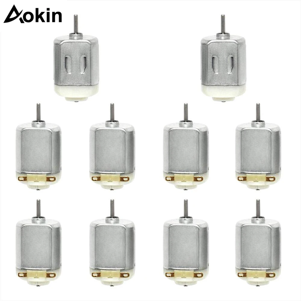 10PCS 3V 0.2A 12000RPM R130 Mini Micro DC Motor for DIY Toys Hobbies Smart Car