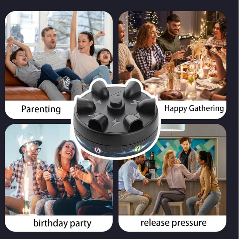 새로운 여섯 손가락 거짓말 탐지기, 손가락 충격 흡수기 게임 테스트, 스트레스 완화 장난 장난감 어린이 성인 가족 파티 게임