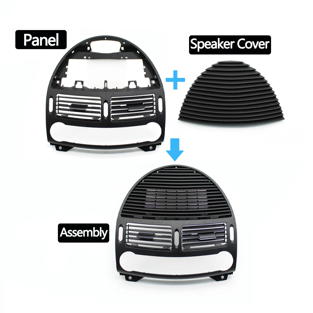 Car Front Dashboard Central AC Vent Air Vent Grille Panel Cover For Mercedes Benz E Class W211 2003-2008 2118300054