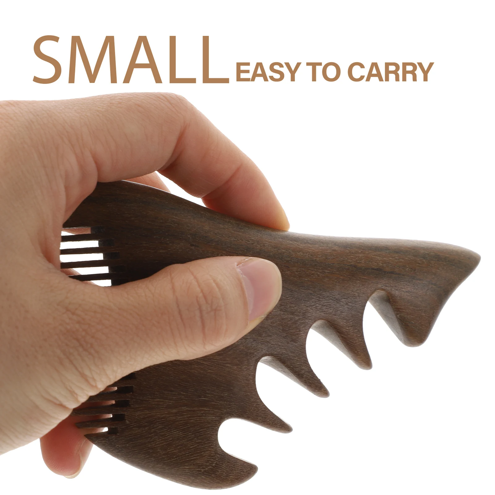 

Многофункциональная расческа для ухода за кожей головы, тонкое мастерство, приятный для кожи, антистатический деревянный массажный инструмент