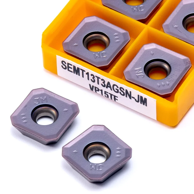 SEMT13T3-JM VP15TF US735 Carbide Insert Indexable CNC Milling Machine SEMT 13T3 Turning For tool Holder Authentic Cutting tool