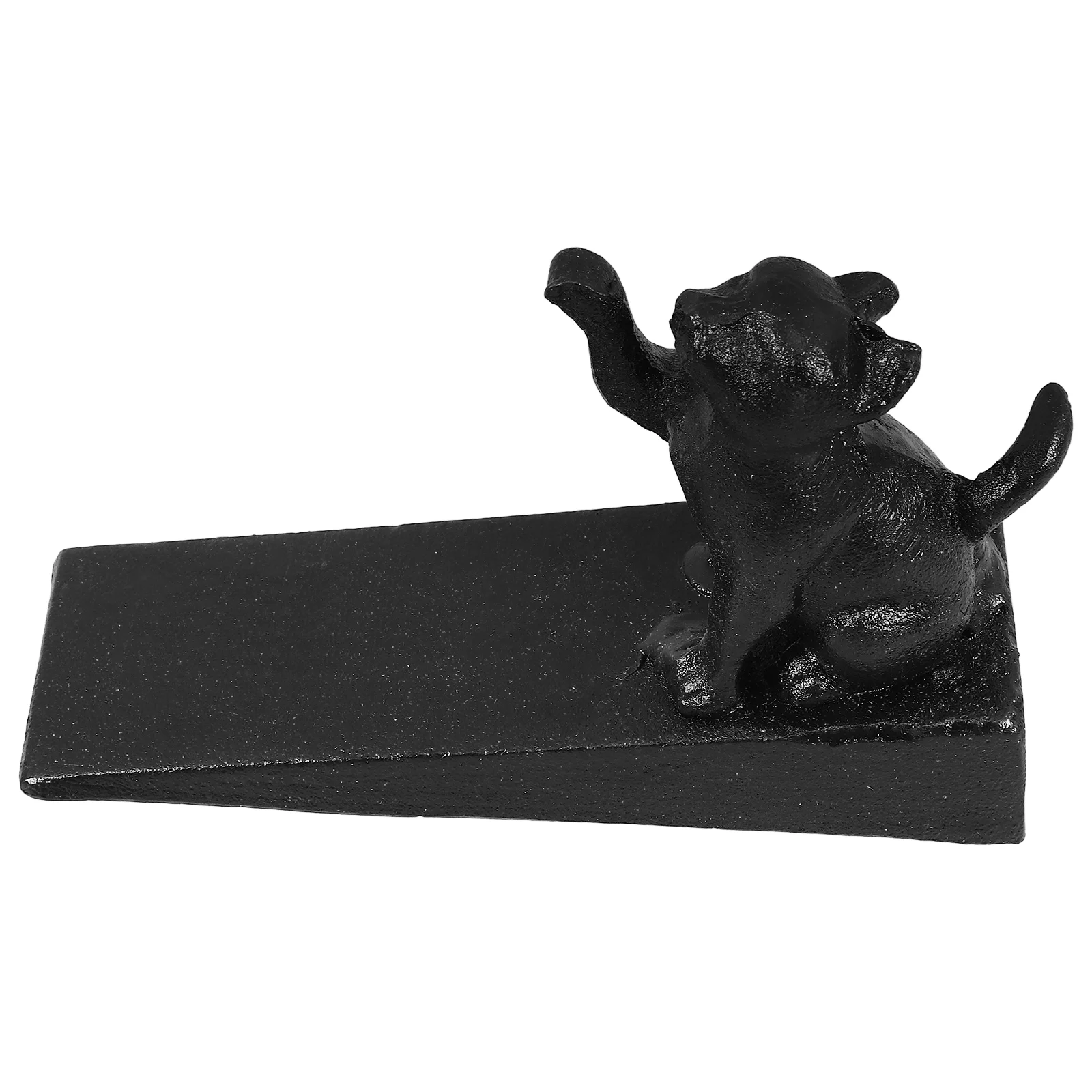 

Door Stopper Wedge Cat Stoppers Cast Iron Doorstop Floor Decorative for Bottom of