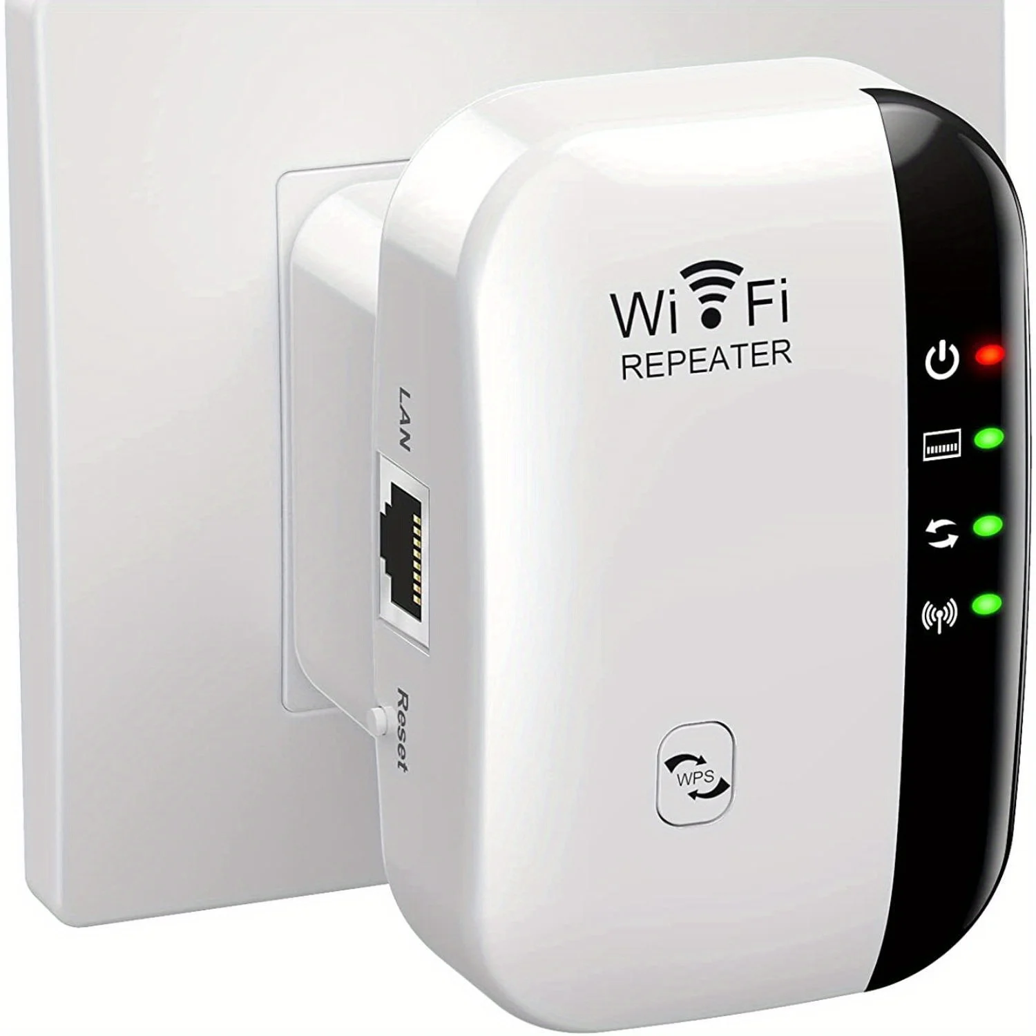 WIFI Extension Enhancer Internet Enhancer Repeater mit Ethernet-Anschluss WLAN-Signalverstärker Drahtloser Signalverlängerungsrouter