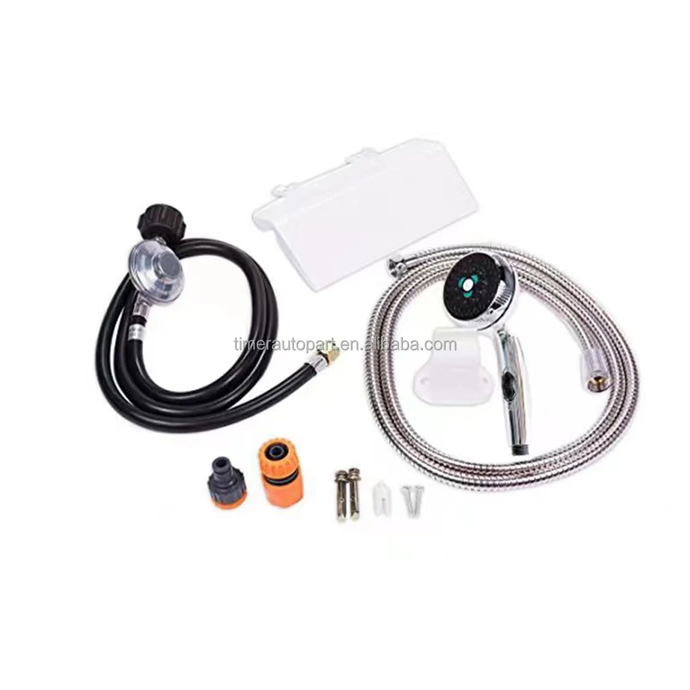 給湯器キャンプ電気温水器 6L ポータブル内蔵バッテリーバスシャワーキャラバン SUV 車用