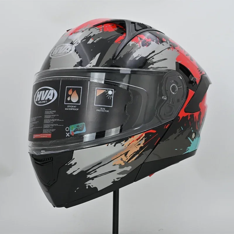 Full Face Motorcycle Helmets Double Visors Modular Flip Up Helmet DOT Approved Casque Moto Racing Casco Abatible Para Moto