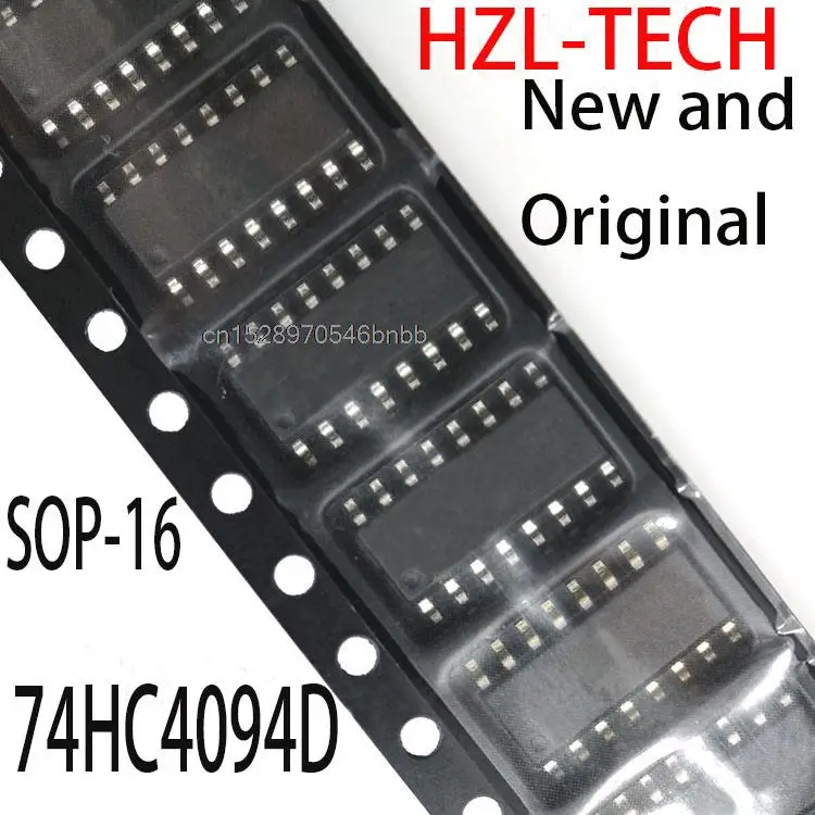 10PCS New and Original  SOP16 74HC4094 SOP-16 SN74HC4094DR SOP Logic-Shift Register 74HC4094D