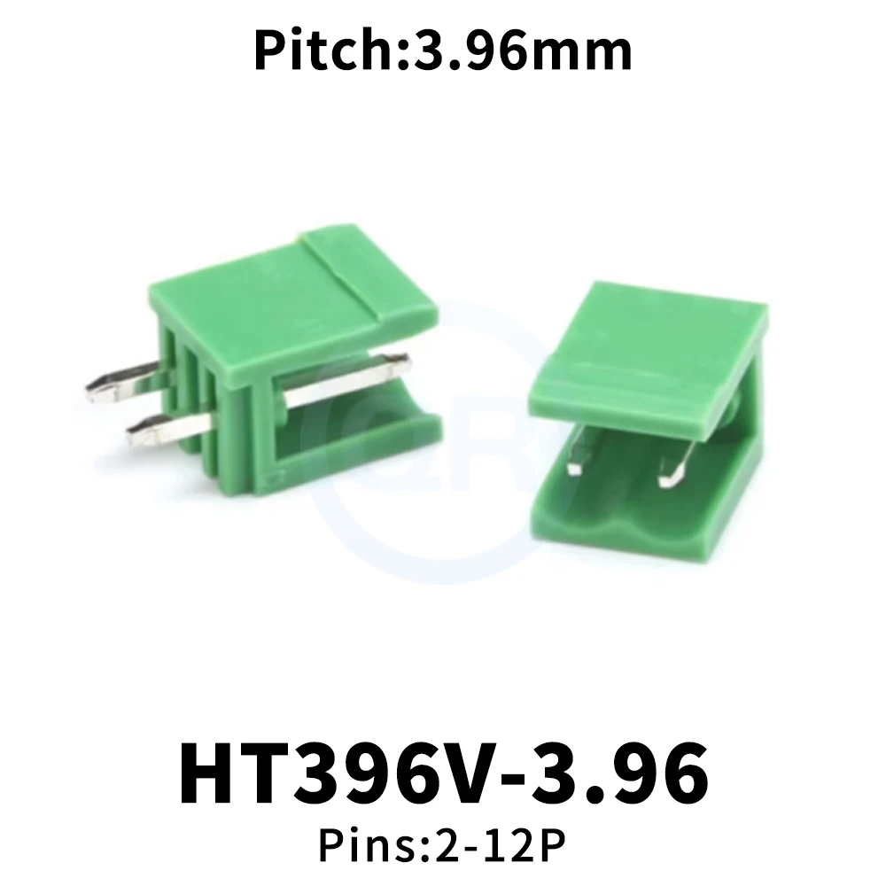 (10 pcs) HT396V - 3.96mm 2P ~ 12P Pluggable Connector Terminal Block 3.96 Pitch Straight needle 396V - 3.96