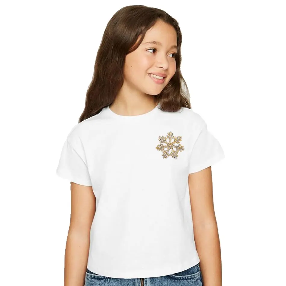 Sneeuwvlokken Rhineston Warmte Sticker Op T-shirt Diy Een-Niveaus Ijzer Op Transfer Voor Kleding Bling Patches Op Kleding Geappliceerd decor