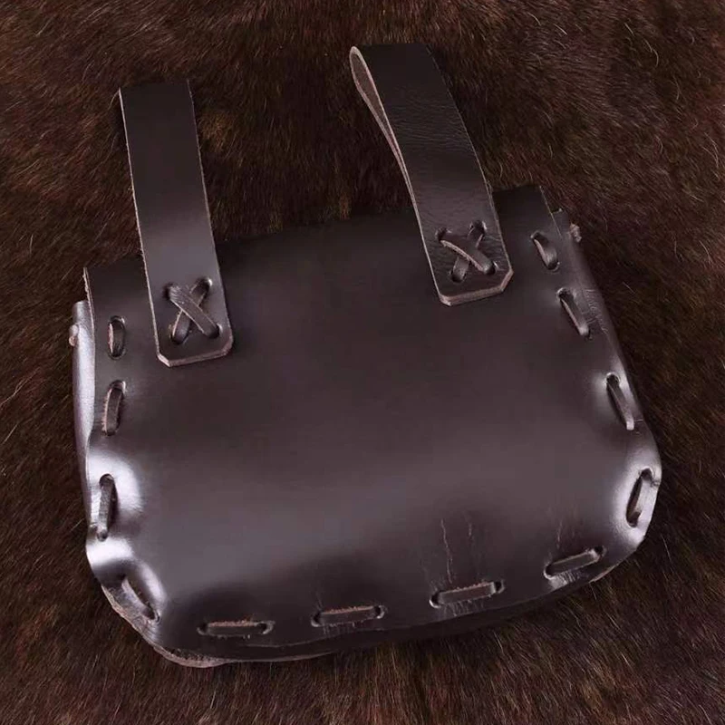 NEUE Punk Vintage Taille Tasche Medieval PU Leder Waistpack Anime Lolita Retro Satchel Telefon Brieftasche Party Halloween Cosplay Requisiten – Detail 12
