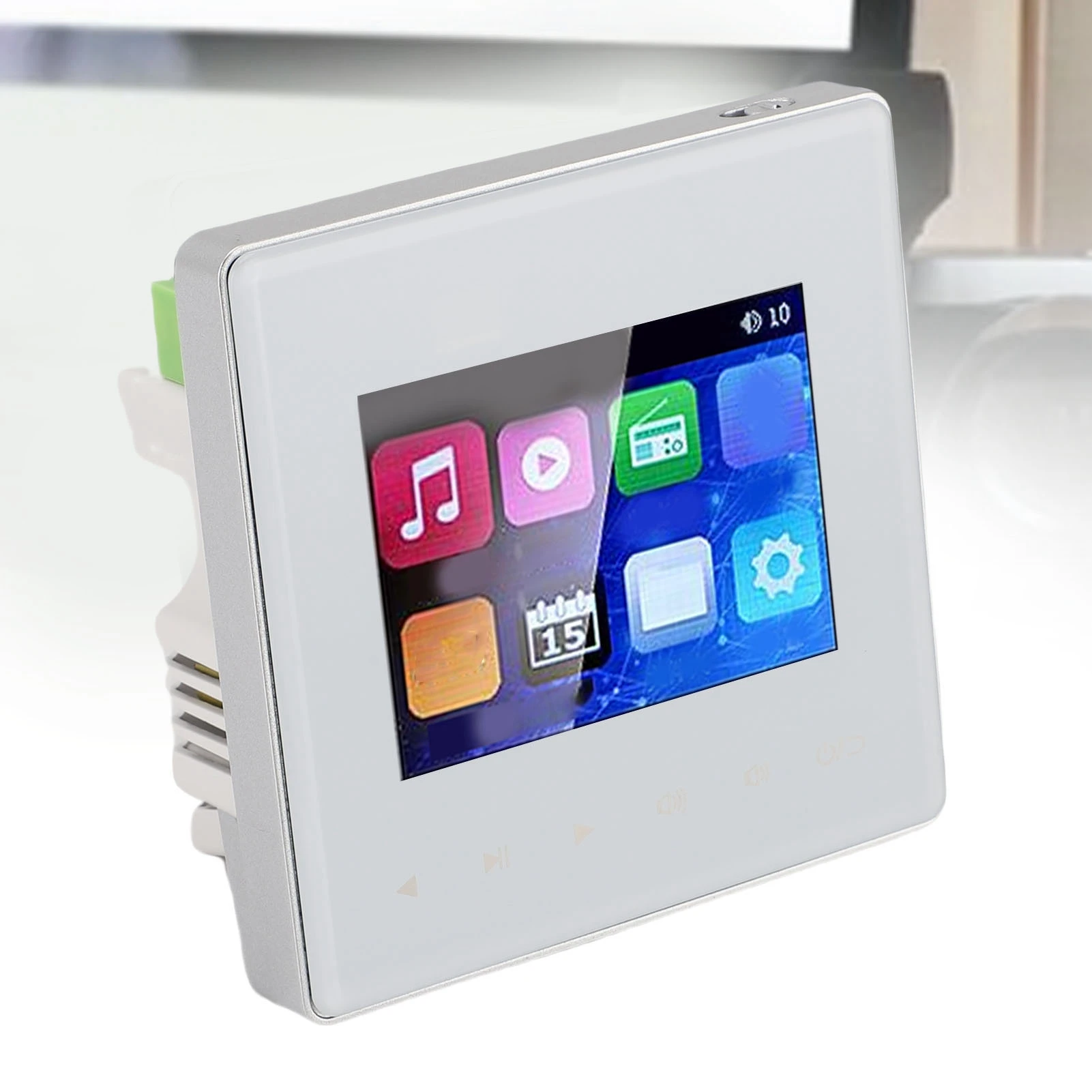 Background Music  Panel Built in FM Radio Smart Bluetooth Wall Amplifier 2.8 Inch HD  for Home Theater