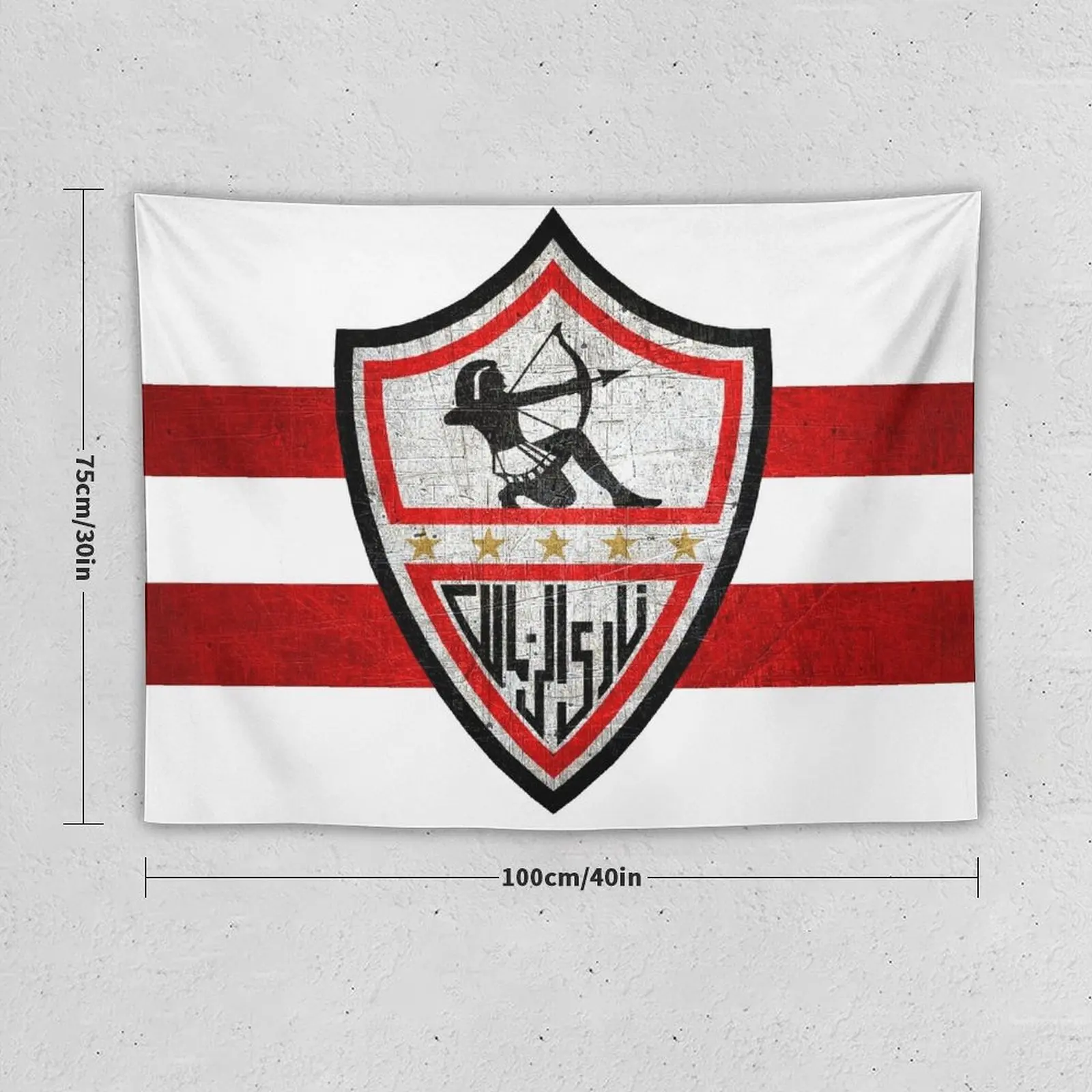 Zamalek soccer football fans Giza Egypt Tapestry Aesthetic Room Decorations Decoration For Rooms Tapestry