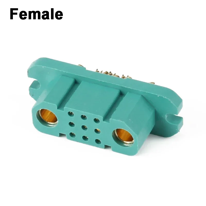 1Pairs VTOL MPX Connector 9+2 with Power Male Female Portable Dual Power Fixed Wing Quick Release Plug For RC UAV Aircraft