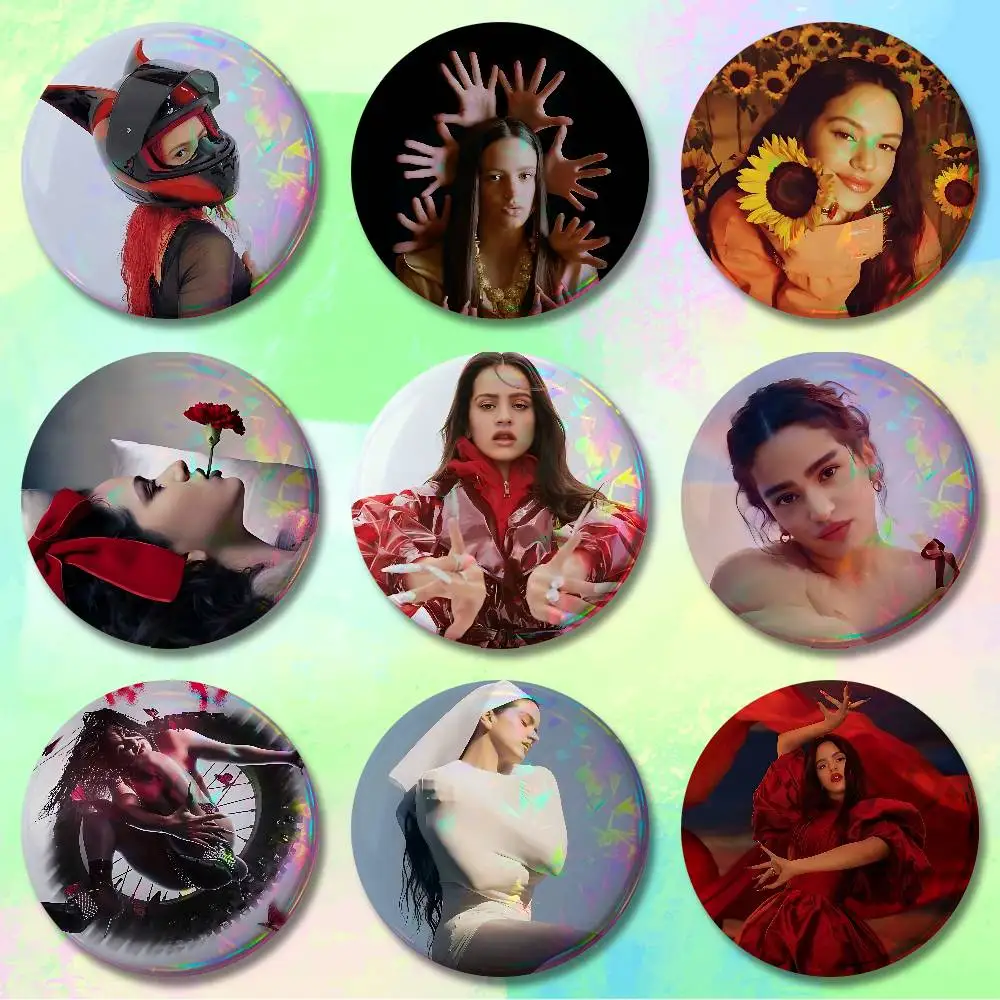 

R-Rosalias Motomami Pins 58mm Cute Cartoon Badge Handmade Brooches for Backpack Accessories