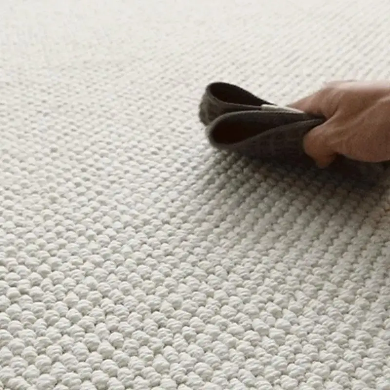 Kx4b Natural Fiber Fluffier Area Area Rug For Room Bedroom Surfaces Antislip Kamar