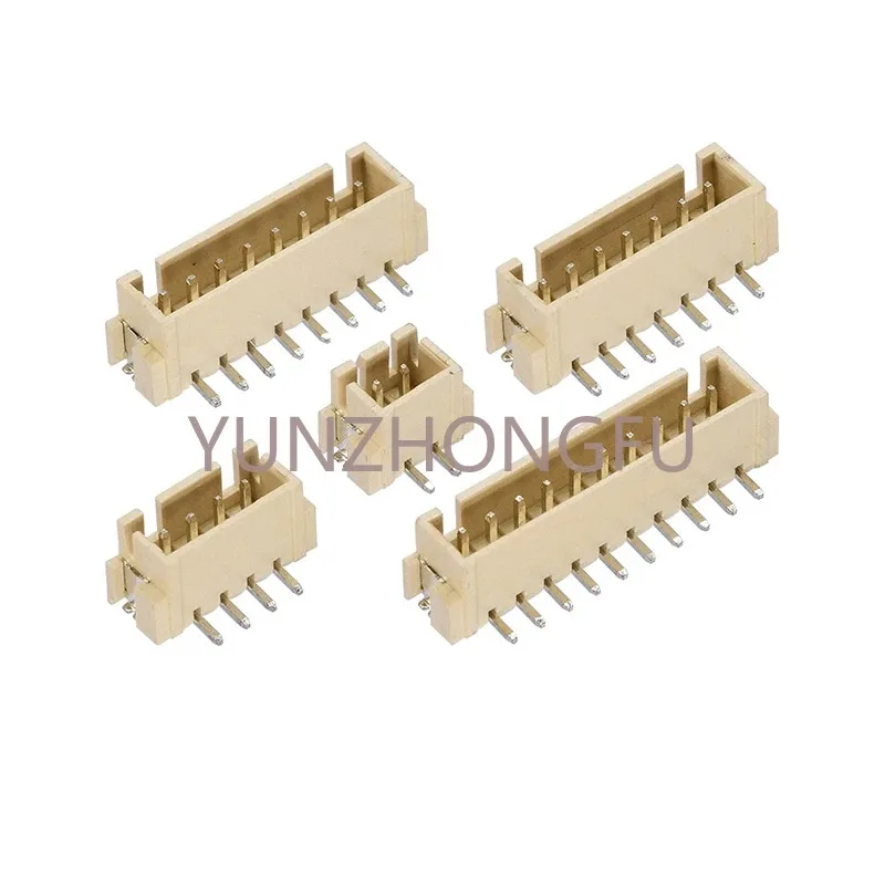 

SMT PCB Провод для платы пластинчатый Соединитель с пряжкой ha2.5 мм Шаг 2P-10P вертикальный