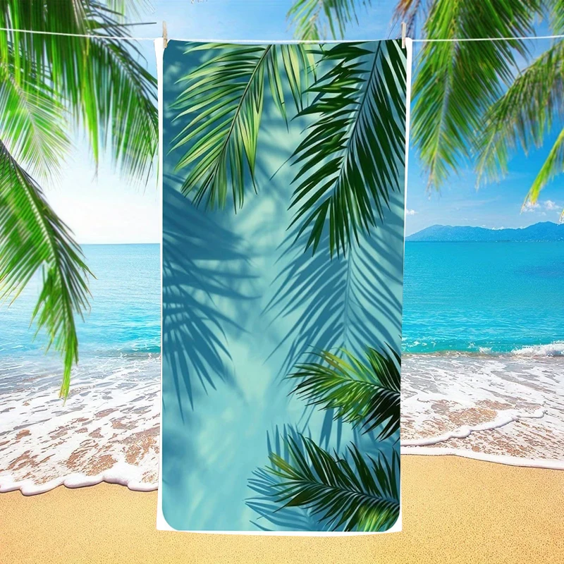 Sea star shell beach towel ocean style 2D three-dimensional summer beach quick drying towel