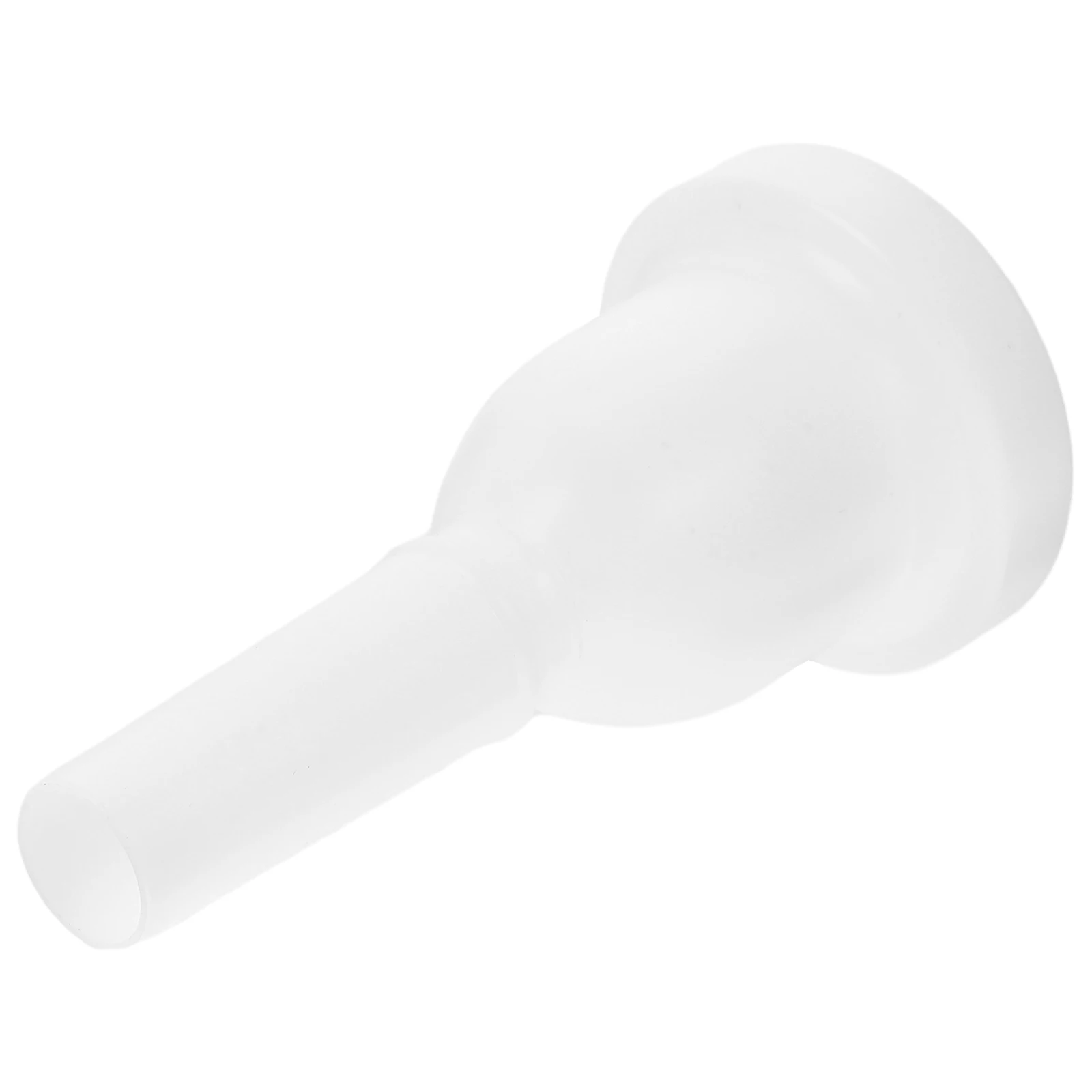 

Trombone Mouthpiece Accessories for Beginners White ABS Plastic Tenor Replacement Easy Store Long Use Durable Structure Stable