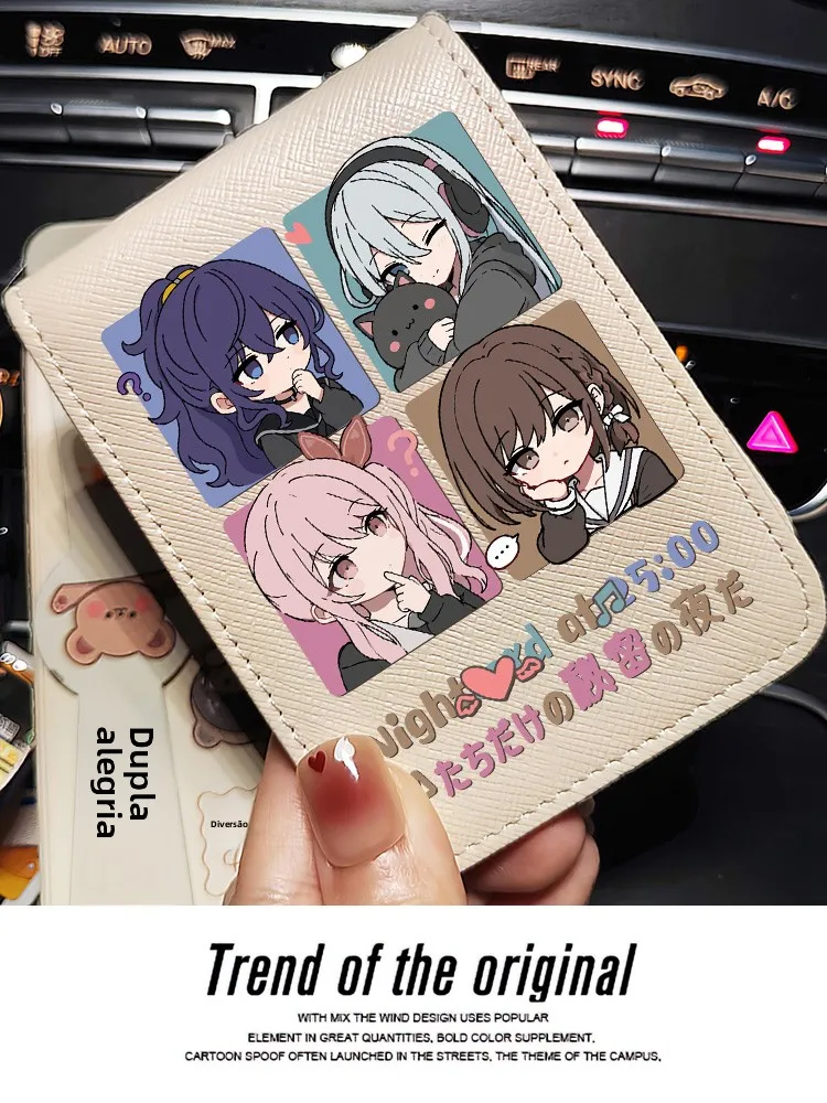 漫画運転免許証と登録カードホルダー保護カバー-pjsk-ワールドプランアクセサリー女性カジュアルシンプルスタイル