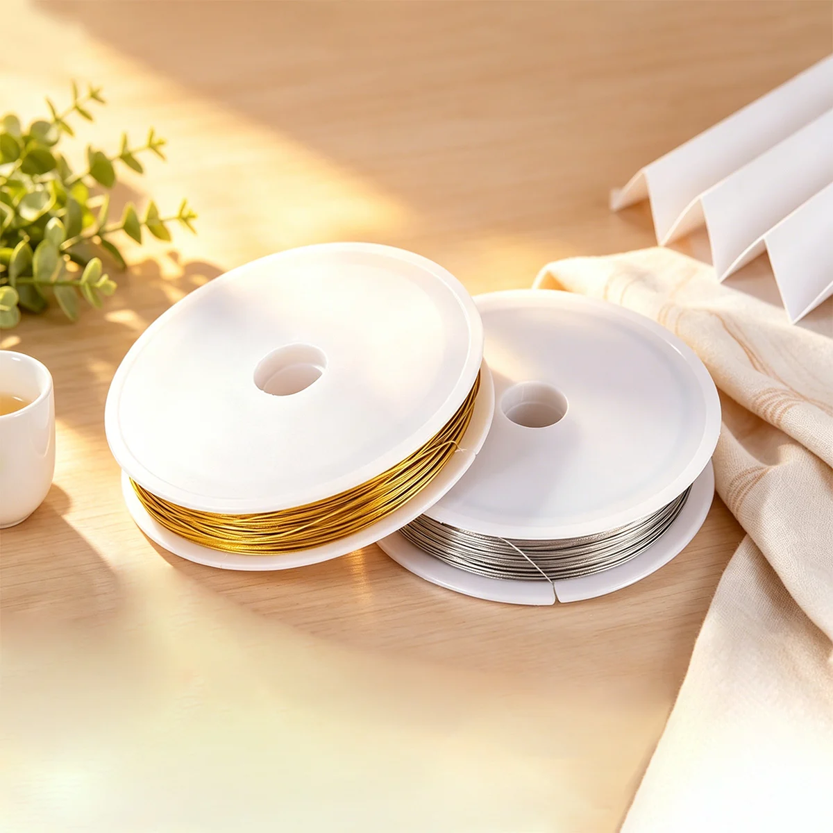 חוט נירוסטה 0.3-1 מ״מ לחרוזים והכנת תכשיטים DIY, חוט חזק להכנת צמידים ושרשראות, חומר לעבודות יד וליצירת תכשיטים