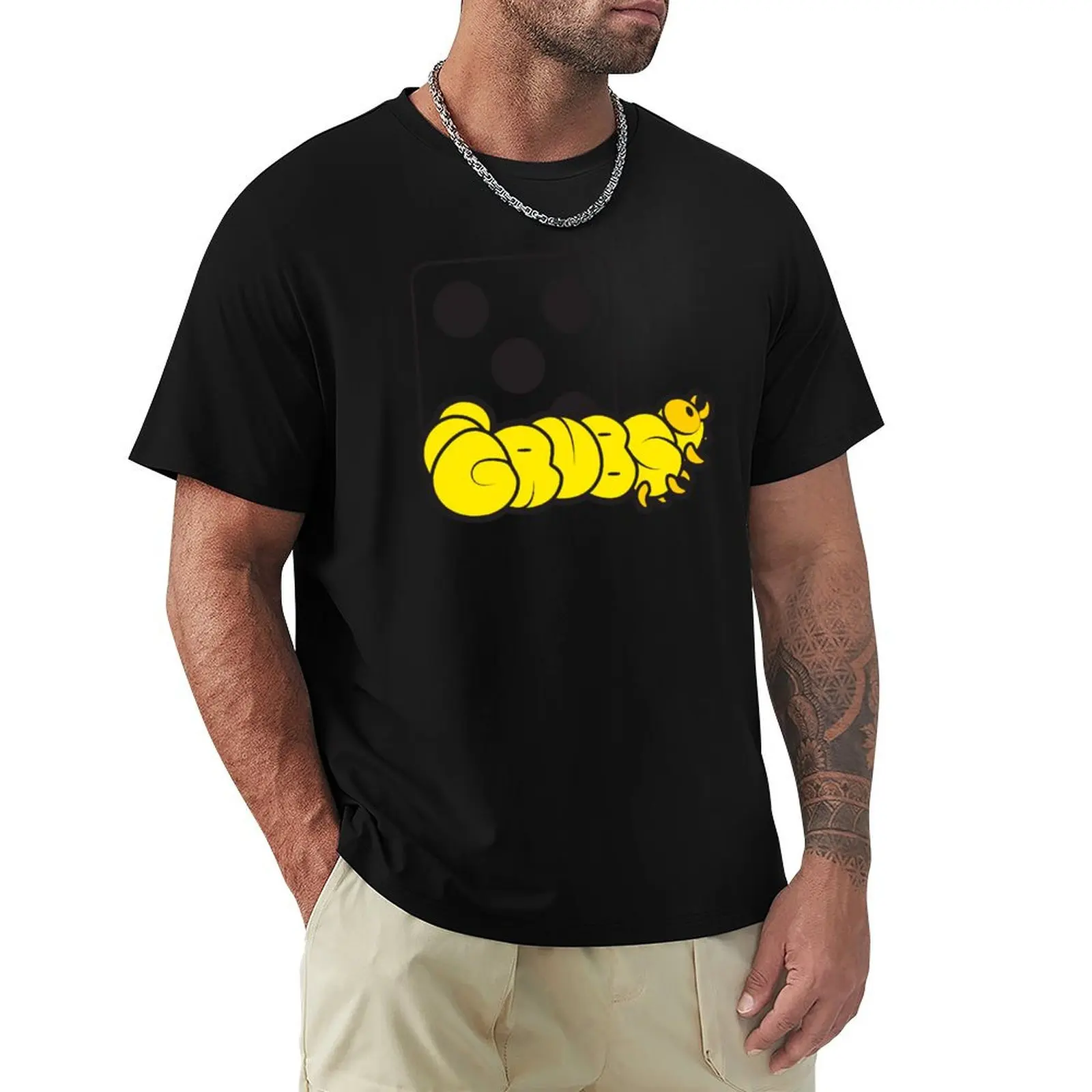 

GRUBS Transparent Ladybug T-Shirt Daily Wear Plain Short Sleeve Shirt