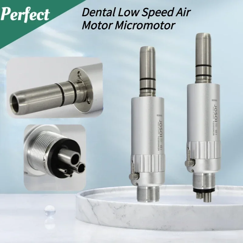 

NSK Style Dental Low Speed Air Motor Micromotor 2/4H Handpiece Outer Channel Pneumatic Sanding Slow Head Connector E-type