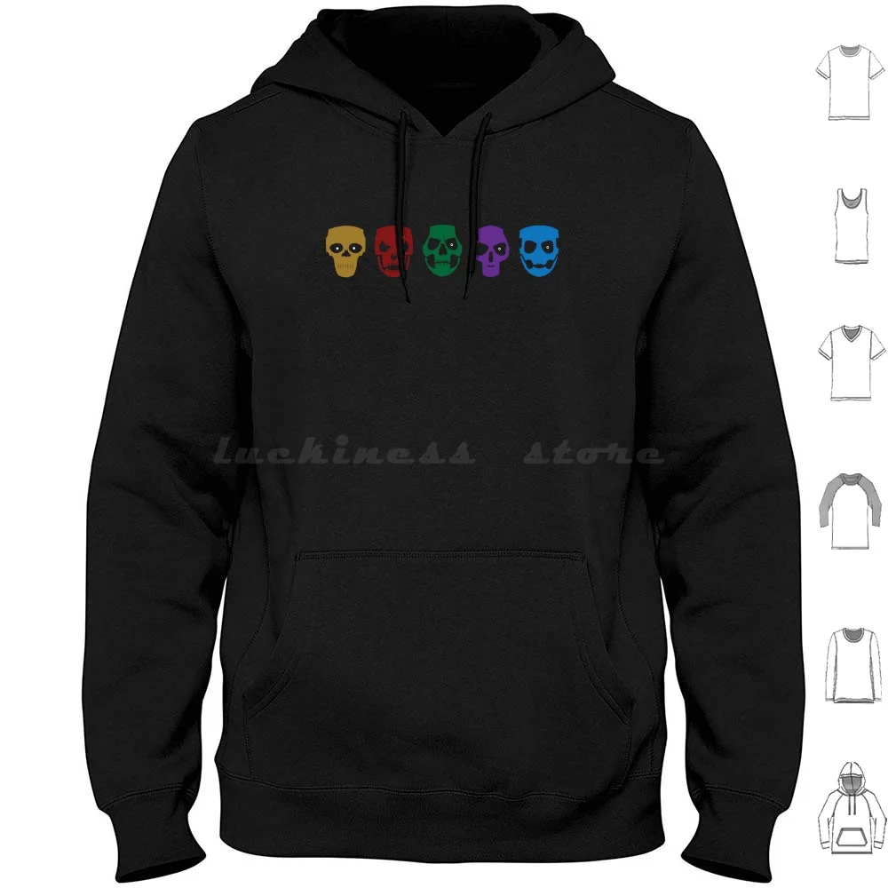 Sudaderas con capucha de manga larga de Across The Papas (Color) - Papa Emeritus, Nihil, Primo, Secundo, Terzo, Copia, Cardinal