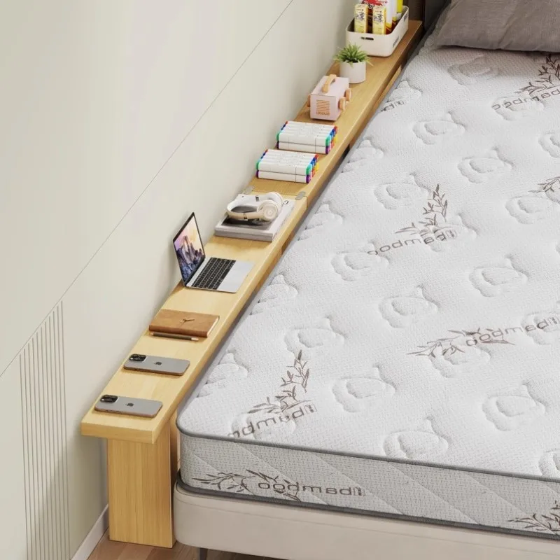 Bedside  Filler Rack Wooden Bedroom Long Narrow Table  Wood Bench Storage Shelf Home Furniture Rack Classifications